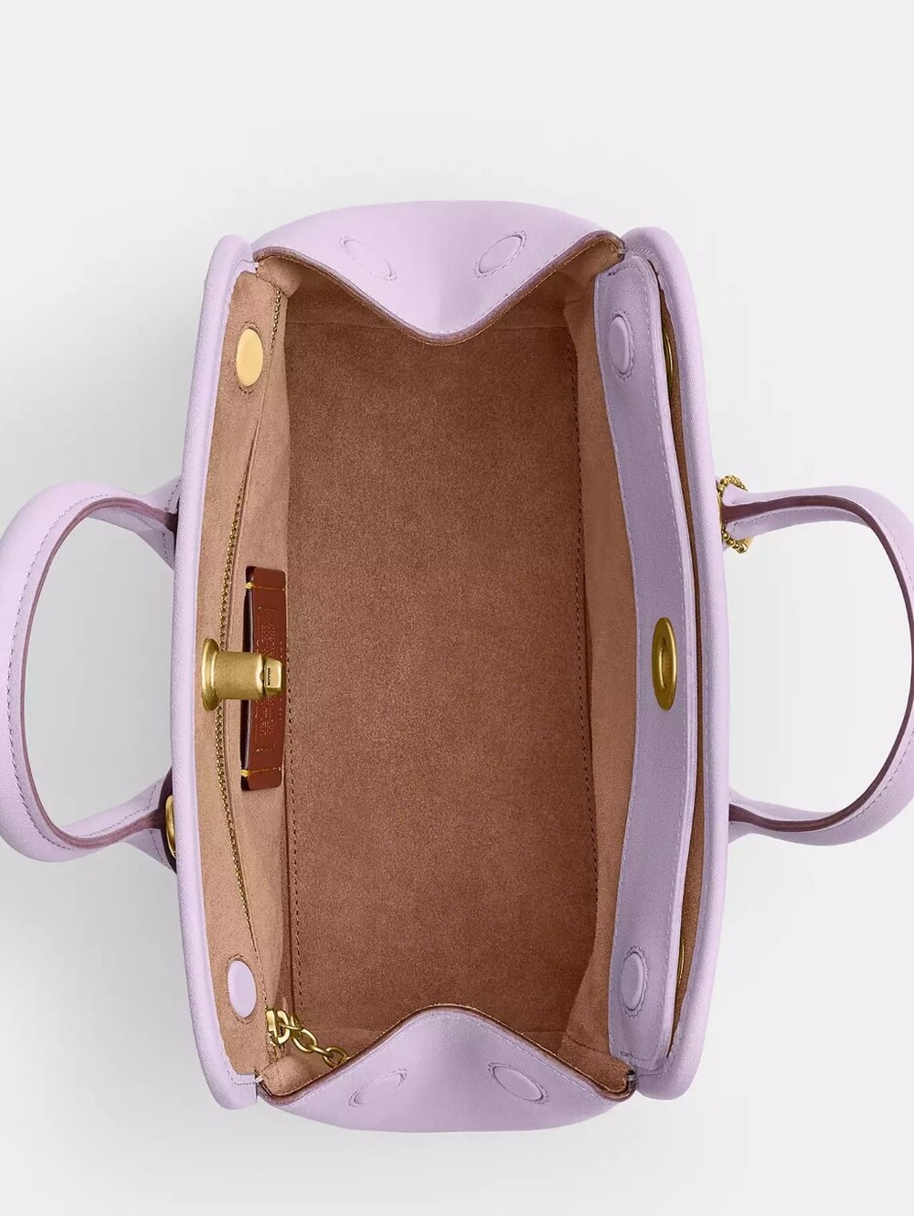 COACH RUNWAY Turnlock Tote Bag 22 - Picture 3 of 11